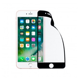 Cristal Templado Completo Negro Irrompible para iPhone 7 Plus