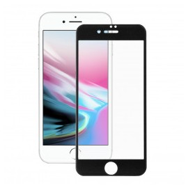 Cristal Templado Completo Negro para iPhone 8