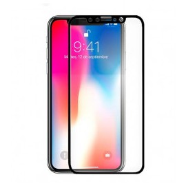 Cristal Templado Completo Negro para iPhone X