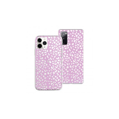 Funda Dibujo Estampado Leopardo Lila