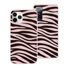 Funda Ultra Suave Rosa Dibujo Animal Print Cebra