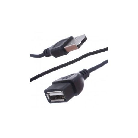 Adaptador USB A USB Negro